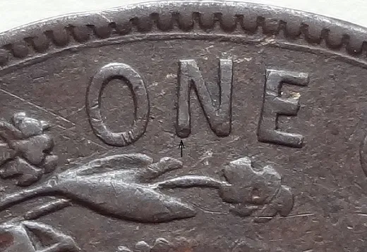 Re-engraved N in ONE