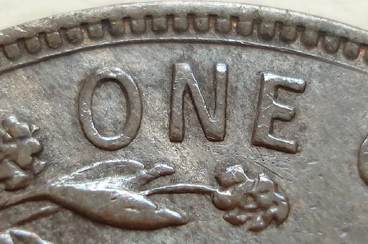 Re-engraved Letters in (ONE)