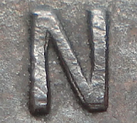 Re-engraved N in ONE