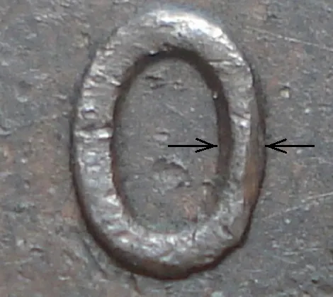 Re-engraved O in ONE