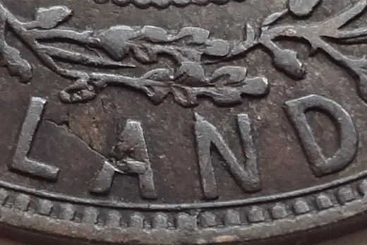 Re-engraved Letters in LAND