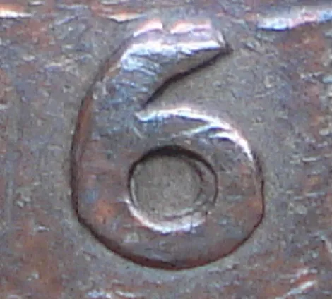 Repunched, Short 6 over Tall 6