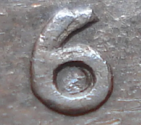 Repunched, Short 6 over Tall 6