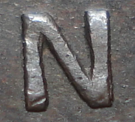 Re-engraved N in ONE