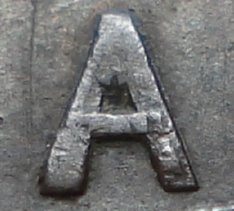Re-engraved A in LAND