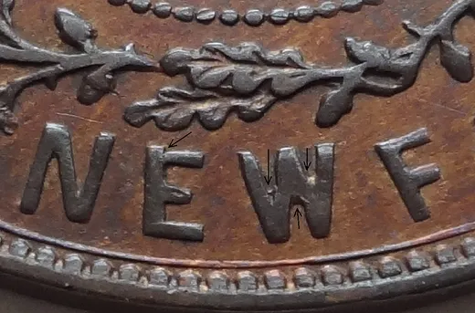 Re-engraved Letters in NEWF
