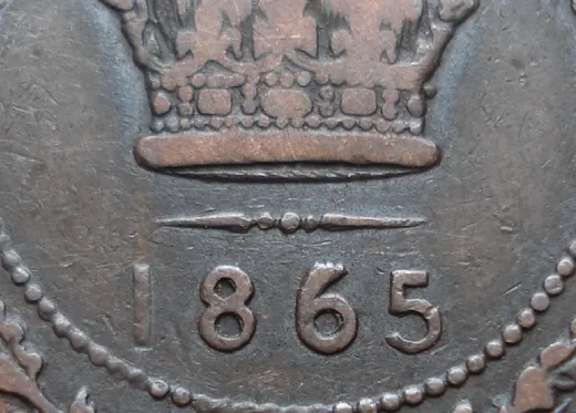 Narrow Date, Re-engraved Letters