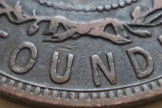 Re-engraved Letters in OUND