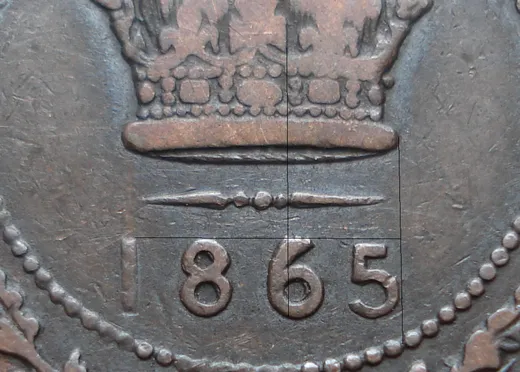 Narrow Date, Repunched 8, 6 & Low 5