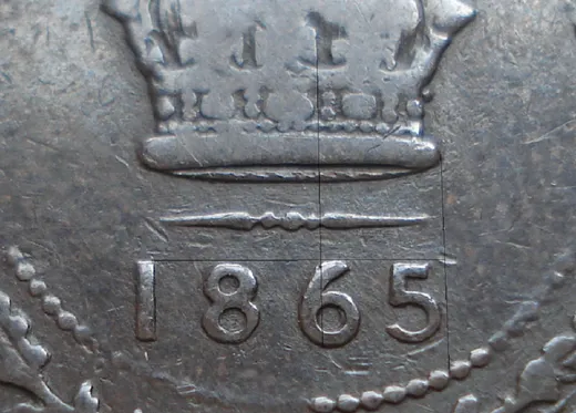 Narrow Date, Repunched 6, Even 5