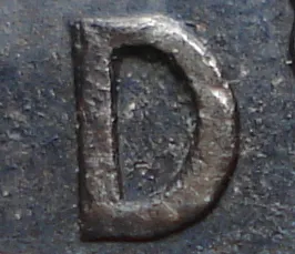 Re-engraved D in LAND
