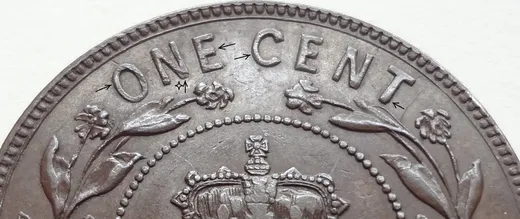 Medium Date, Re-engraved N