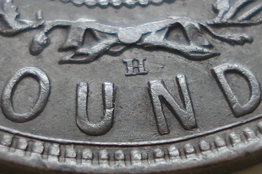 Re-engraved Letters in OUND