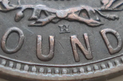 Re-engraved Letters in OUND