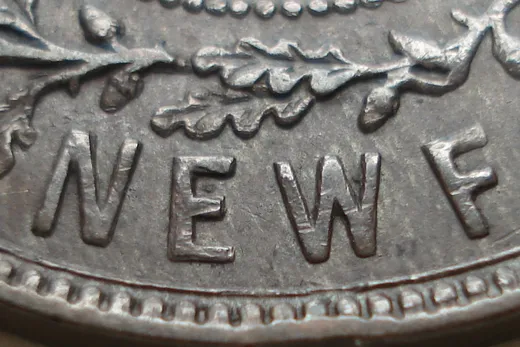 Re-engraved Letters in NEWF