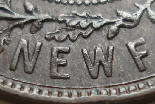 Re-engraved Letters in NEWF