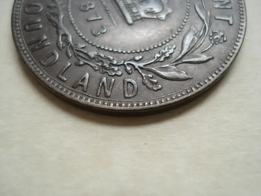 Re-engraved D in LAND