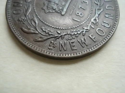 Re-engraved N in NEWF