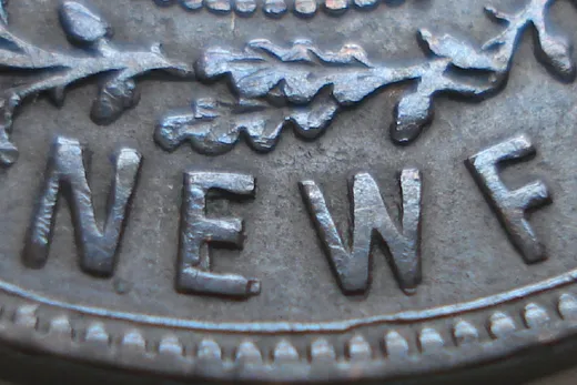 Re-engraved Letters in NEWF