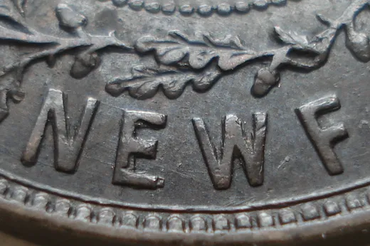 Re-engraved Letters in NEWF
