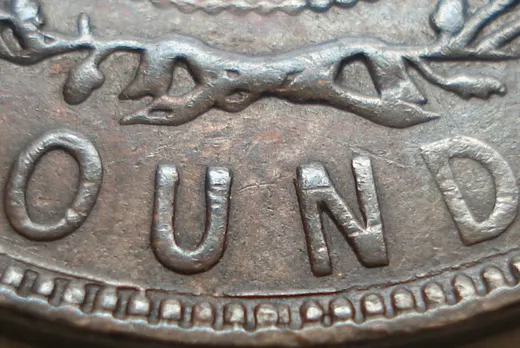 Re-engraved Letters in OUND