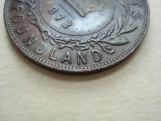Re-engraved N in LAND