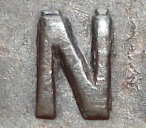 Re-engraved N in ONE