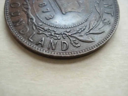 Re-engraved D in LAND