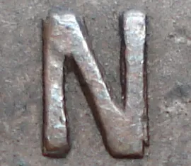 Re-engraved N in ONE