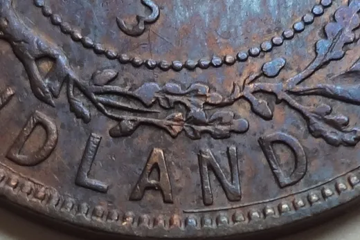 Re-engraved N & D in LAND