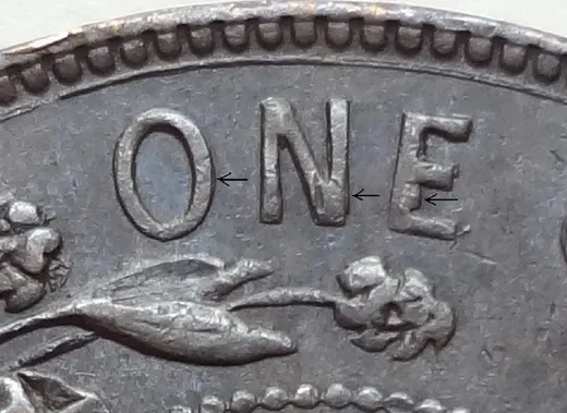 Re-engraved Letters in ONE