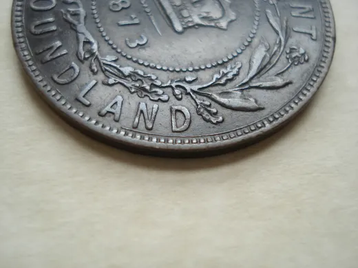 Re-engraved D in LAND