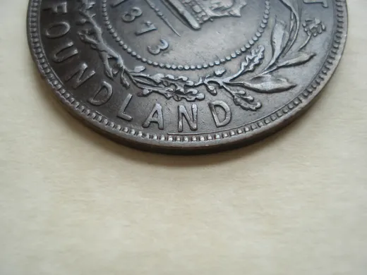 Re-engraved N in LAND