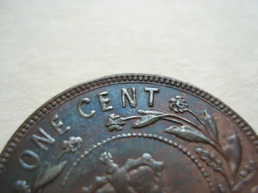 Re-engraved N in CENT