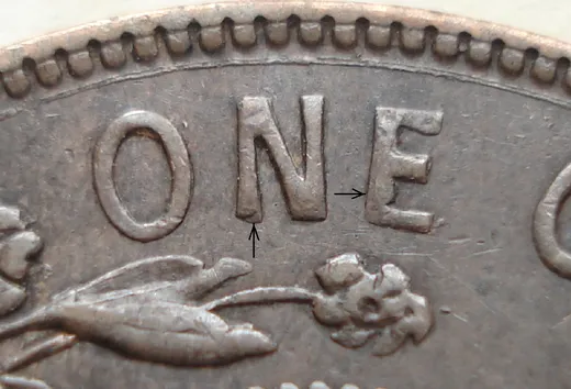 Re-engraved Letters in ONE