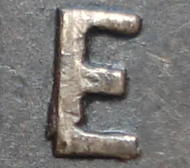 Re-engraved E in ONE
