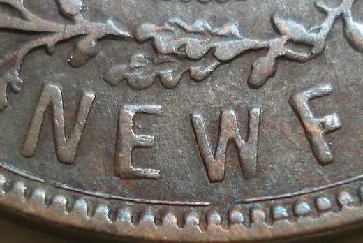 Re-engraved Letters in NEWF