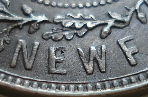 Re-engraved Letters in NEWF