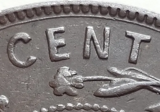 Medium Date, Repunched 1 & 7