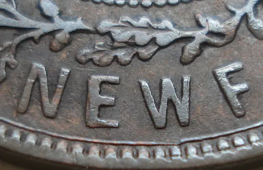 Re-engraved Letters in NEWF