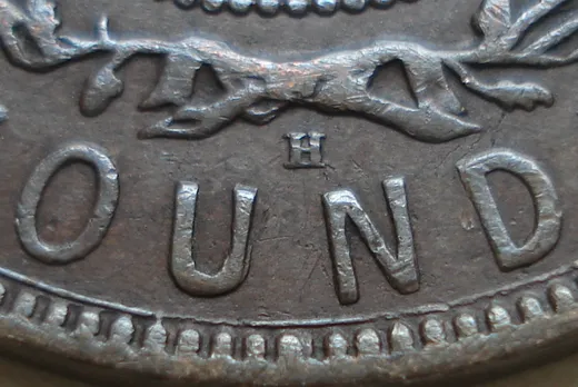 Re-engraved Letters in OUND