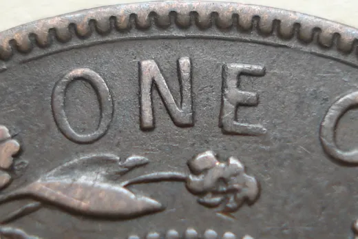 Re-engraved Letters in ONE