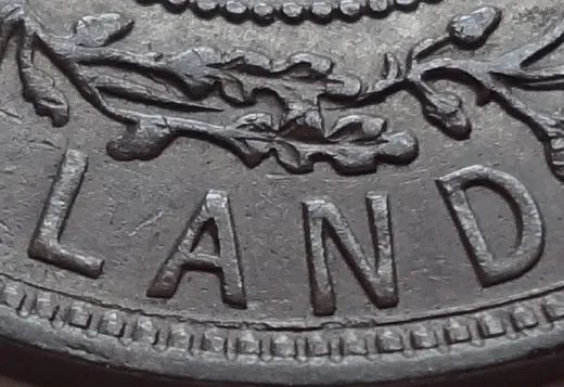 Re-engraved Letters in LAND