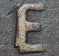 Re-engraved E in ONE