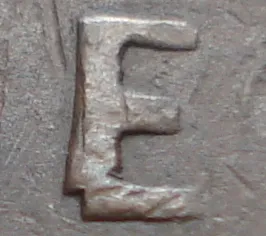 Re-engraved E in ONE