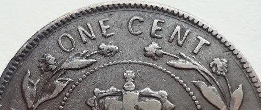 Letter Details in ONE CENT, One Cent