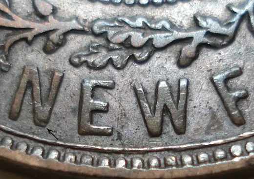Re-engraved Letters in NEWF