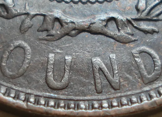 Re-engraved Letters in OUND