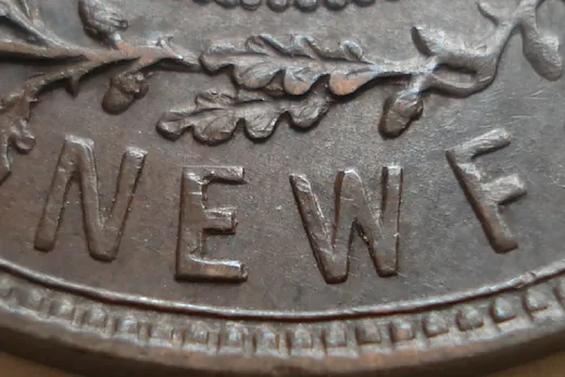 Re-engraved Letters in NEWF