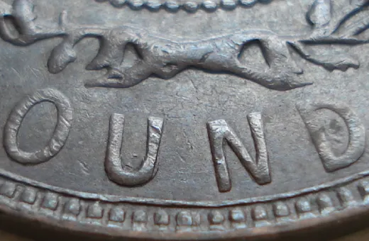 Re-engraved Letters in OUND